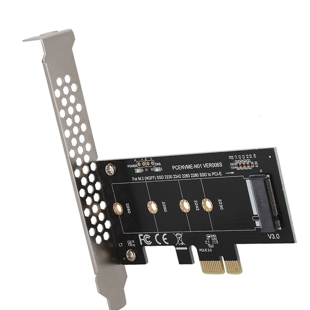 Tarjeta de Expansión PCI-e a M.2, Convertidor de conector para disco duro m2 ngff nvme, discos compatibles DUROS de Estado Sólido M.2 Para Clave M