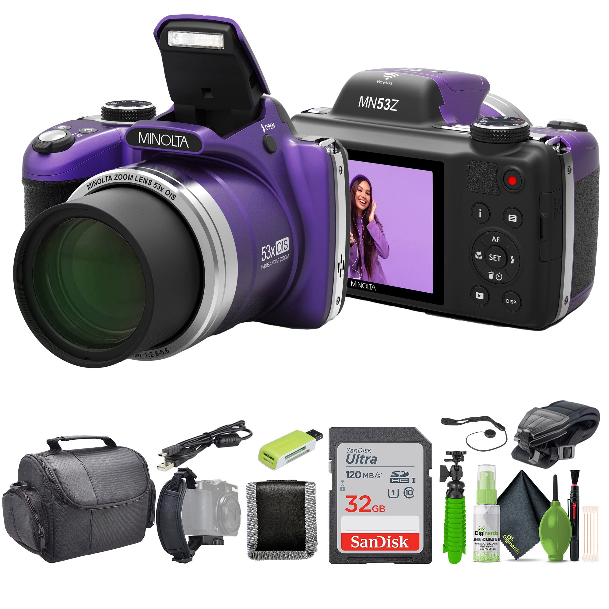 Free Shipping! Konica Minolta MN53Z-P 16.0-Megapixel 53x Free Shipping! Konica Minolta MN53Z-P 16.0-Megapixel 53x