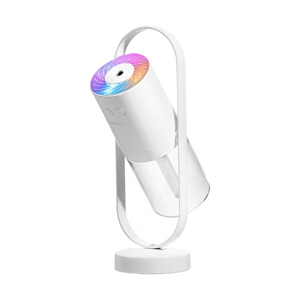 Rotación del humidificador LED Proyección romántica Difusor de aire de la niebla fina pulverizador de la oficina Atomizador de la oficina 200 ml Nebulizador de plástico de la mesa de la mesa Kearding HA059453-02B