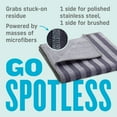 thumbnail image 4 of E-Cloth Stainless Steel Microfiber Cleaning Cloth, Gray, 4 of 8