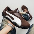 thumbnail image 7 of Men's Velcro Strap Suede Spliced Casual Shoes, 7 of 7