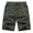Green, variant on Men's Big and Tall Elastic Waist Shorts Loose with Pockets