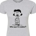thumbnail image 3 of Peanuts - Who Says Im Crabby Lucy - Juniors Fitted Graphic T-Shirt, 3 of 6
