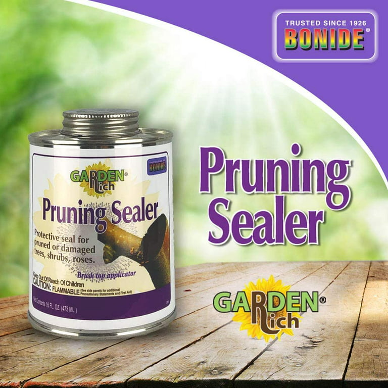 Bonide 225 Pruning Sealer Wound Dressing with Brush Top - 16 oz can