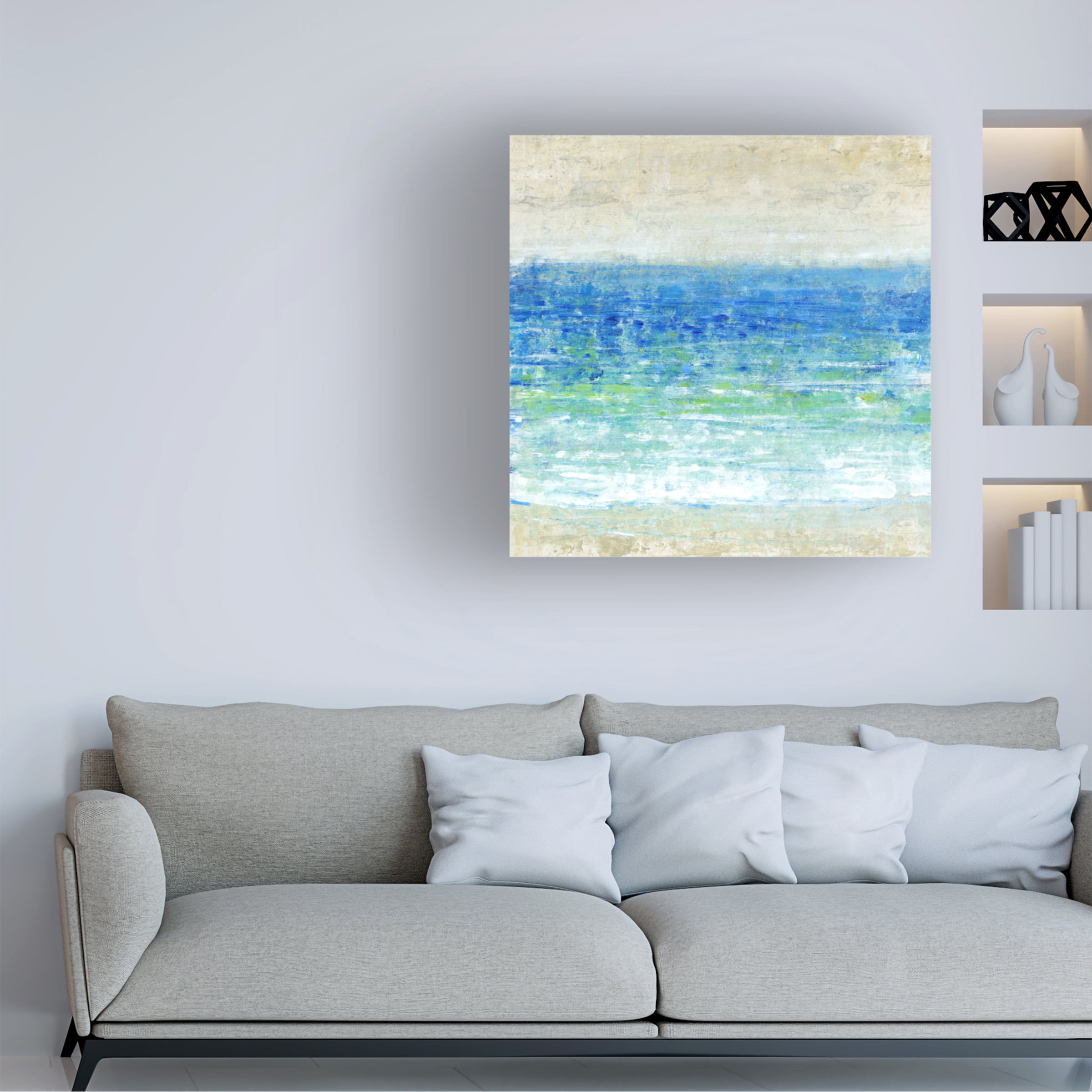 Tim OToole 'Ocean Impressions I' Canvas Art