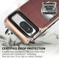 thumbnail image 5 of VENA vCommute Wallet Case Compatible with Google Pixel 8 (2023), (Military Grade Drop Protection) Flip Leather Cover Card Slot Holder with Kickstand - Rose Gold, 5 of 8