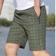 thumbnail image 5 of Pantalones Cortos Casuales para Hombre con Cremallera de Bolsillo de Cintura Elástica Pantalones Cortos de Playa, Pantalones Cortos de Cintura Elástica para Hombre, 5 of 8