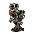 thumbnail image 3 of Estatuilla de búho, esculturas de búho, colección de artesanía de animales artificiales, estatuas de búho, adorno de mesa para decoración de estante Blanco, 3 of 9