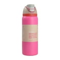 thumbnail image 1 of LILELIS 32Oz Cup with Straw for Hot and Cold Drinks Double Layer Leak Proof Water Bottle Cup with Straw Leak Proof Beverage Water Bottle Cup Pink 32Oz, 1 of 2