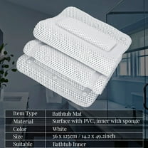 Mgaxyff Full Body Spa Bath Mattress Cushion Pillow Soft Quilted Bathtub Mat with Breathable, Bath Tub Mat, Bathtub Cushion