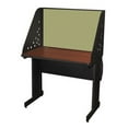 thumbnail image 4 of Executive Mesh Chair with Black Fabric only with Aluminum Base and Headrest M..., 4 of 7