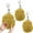 Yellow, variant on Omexry Kitchen Clearance Items Under 1 Dollar 3-PC Bathroom Chenille Hanging Hand Towel Balls- Super Absorbent Microfiber Soft Towel Quick Drying Hand Balls with Hanging Loop ,Rollbacks&More