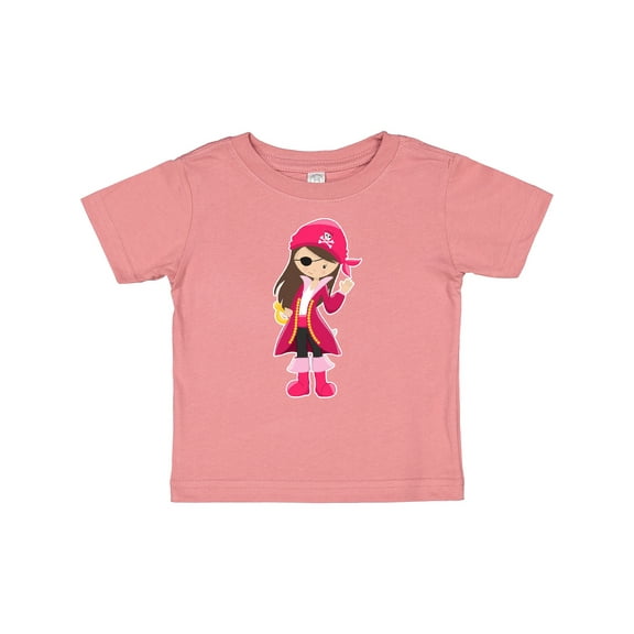 Inktastic Pirate Captain Girls Baby T-Shirt