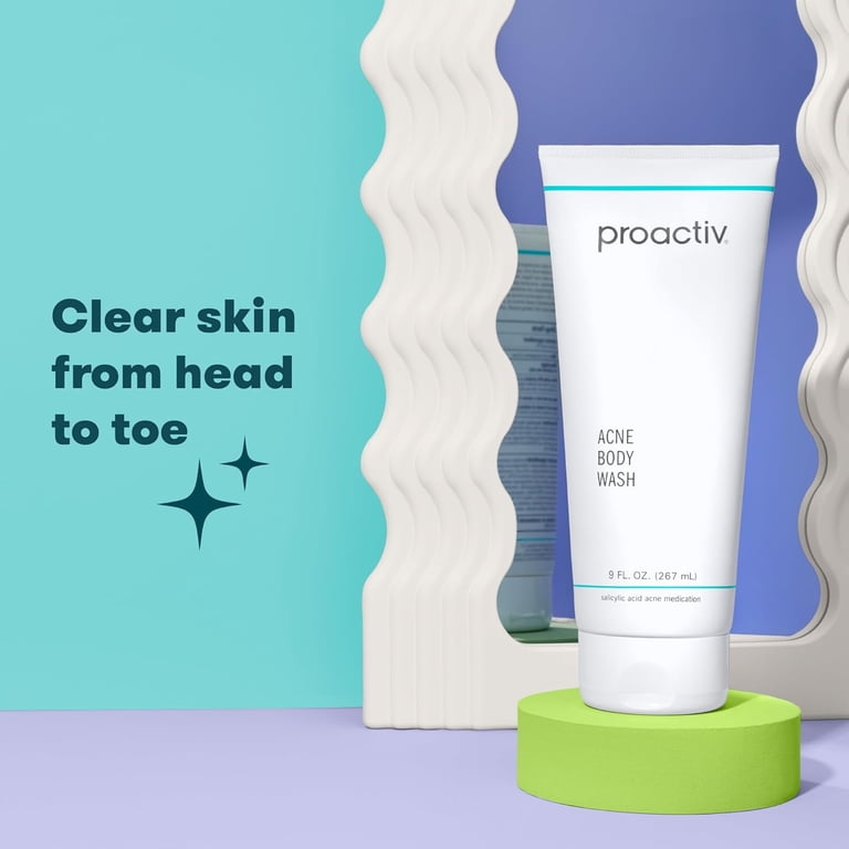 3 pack) Proactiv Acne Body Wash, Gentle All-Over Body Cleanser