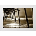 thumbnail image 3 of Alan Hausenflock 18x13 White Modern Wood Framed Wall Art Titled - Under the Pier II, 3 of 5