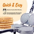 thumbnail image 3 of Palmer Plancha Eléctrica para Galletas Belgas - Delgada 1110 - Hecha en EE. UU., 3 of 5