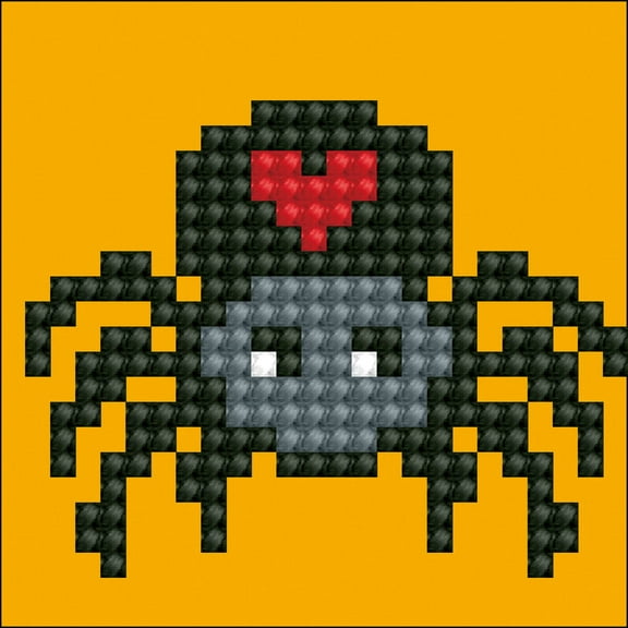 Diamond Dotz Itsy Bitsy Spider Diamond Painting Kits for Adults - Diamond Art Kits a Relaxing Creative Craft Kit with Dotz Gems 3"x3"