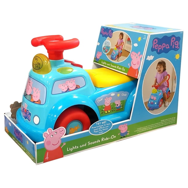 Peppa Pig Lights And Sounds Ride On Walmart Com Peppa Pig Lights And Sounds Ride On Walmart Com