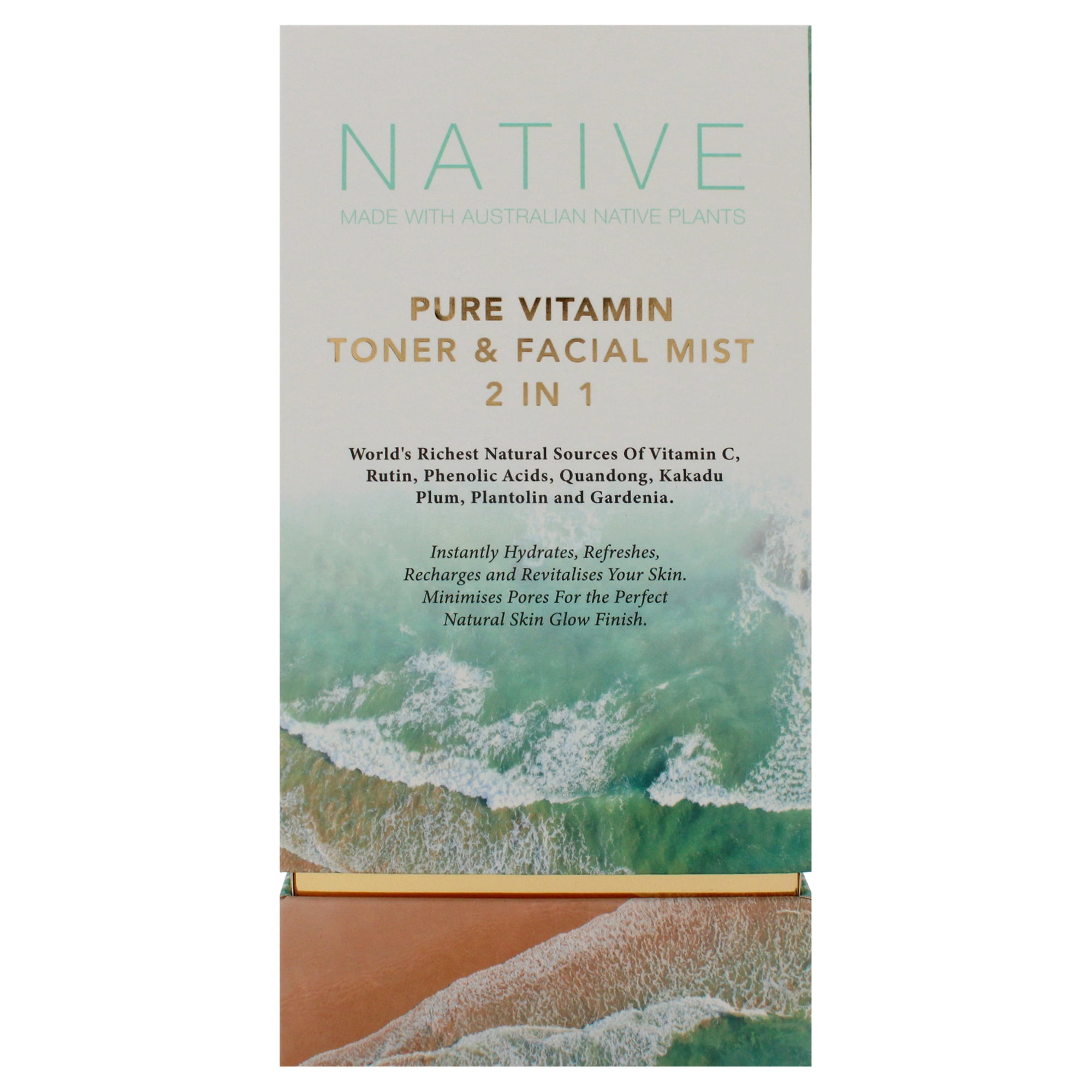 Klara Native Pure Vitamin Toner and Facial Mist , 3.4 oz Mist