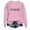 Light Pink, variant on Women Sweatshirt Long Sleeve Sweatshirt Pullover Sweatshirt Yellow Crewneck for Women Fall Clothes for Women Street Style Clothes