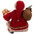 thumbnail image 5 of Northlight 24" Sitting Santa Claus with Gift Bag and Presents Christmas Figure, 5 of 5