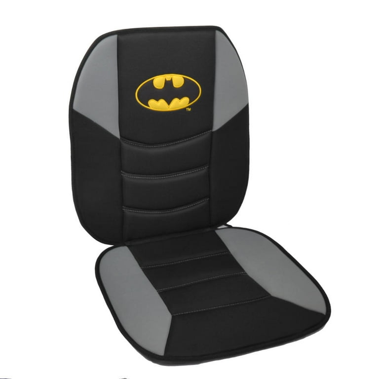 Batman Car Seat Cushion Padded Comfort Support for Auto and Home Seat Covers Single