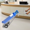 thumbnail image 5 of DENEST Modern Large Oxygen Tank Cart Dolly Full Range High Rail with Wheels Silver NEW, 5 of 21