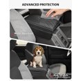 thumbnail image 5 of KBH Center Console Armrest Cover for Ford Bronco Accessories 2021-2026 2/4-door with Side Pockets, Leather Middle Console Lid Protector Cushion Pad, 5 of 7