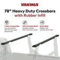 thumbnail image 3 of Yakima 78 Inch Lightweight Aluminum HD Crossbar, Black (Set of 2), 3 of 11
