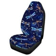 thumbnail image 5 of Jeiento Dragonfly Car Seat Covers Front Seats Only Car Seat Protectors Covers for Women Girl Automobile Driver Seat Covers High Back Seat Cushion Covers Decor Accessory Fit for Most Vehicles 1 Pcs, 5 of 6