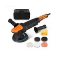 thumbnail image 2 of 6 Inch Car Buffer Polisher Electric Variable Speed Dual Action Random Orbital Polisher Waxer Kit With Detachable Handle, 2 of 6