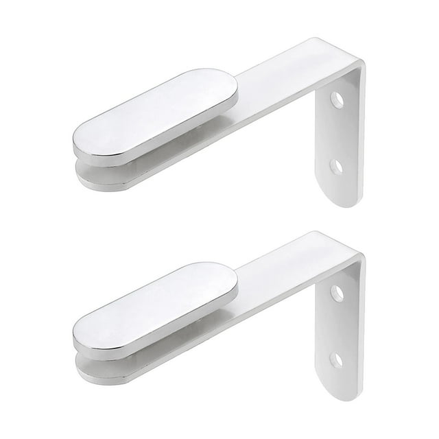 2 clips separadores de escritorio, soportes para separadores de , resistentes, para espacios de trabajo en escritorios de oficina, abrazaderas Blanco