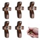 thumbnail image 1 of Wooden Cross My Heart from The Holy Land, Jesus Thumb Holding Cross, Anxiety Relief Comfort Cross for Clutching & Praying, Christian Gifts for Adults, 1 of 5