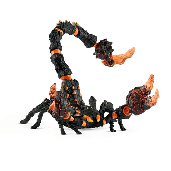 Schleich Eldrador Creatures - 8" Lava Scorpion Toy - Cool Movable Action Figure - Fun Mythical Creature Figurine - Durable, Fantasy Animal Beast Monster Toys for Kids Ages 7 