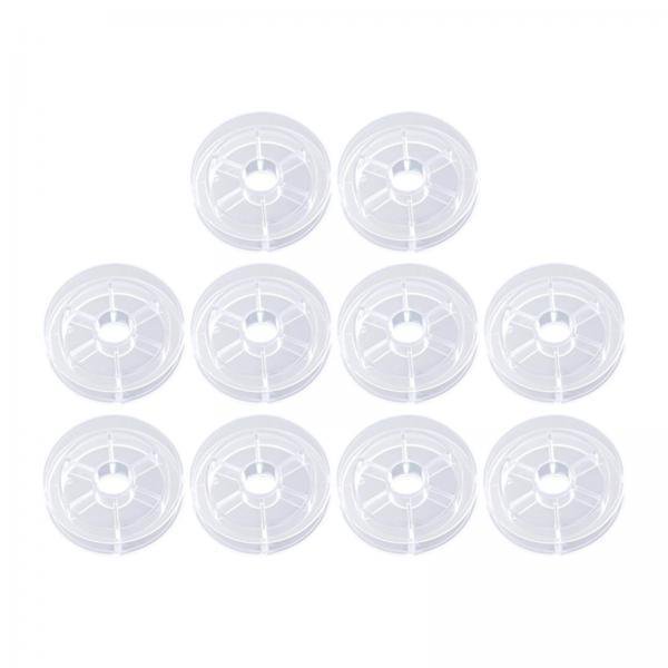 Nishiyuenyi 5x10Pcs Empty Wire Spools for Organizing Fishing Lines Fly Fishing Sea Fishing S 5 Pcs