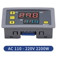 thumbnail image 3 of Digital Time Delay Relay LED Affichage Cycle Minuterie Commande Commutateur Temporisation Réglable Relais Temporisation Commutateur AC110-220V, 3 of 5