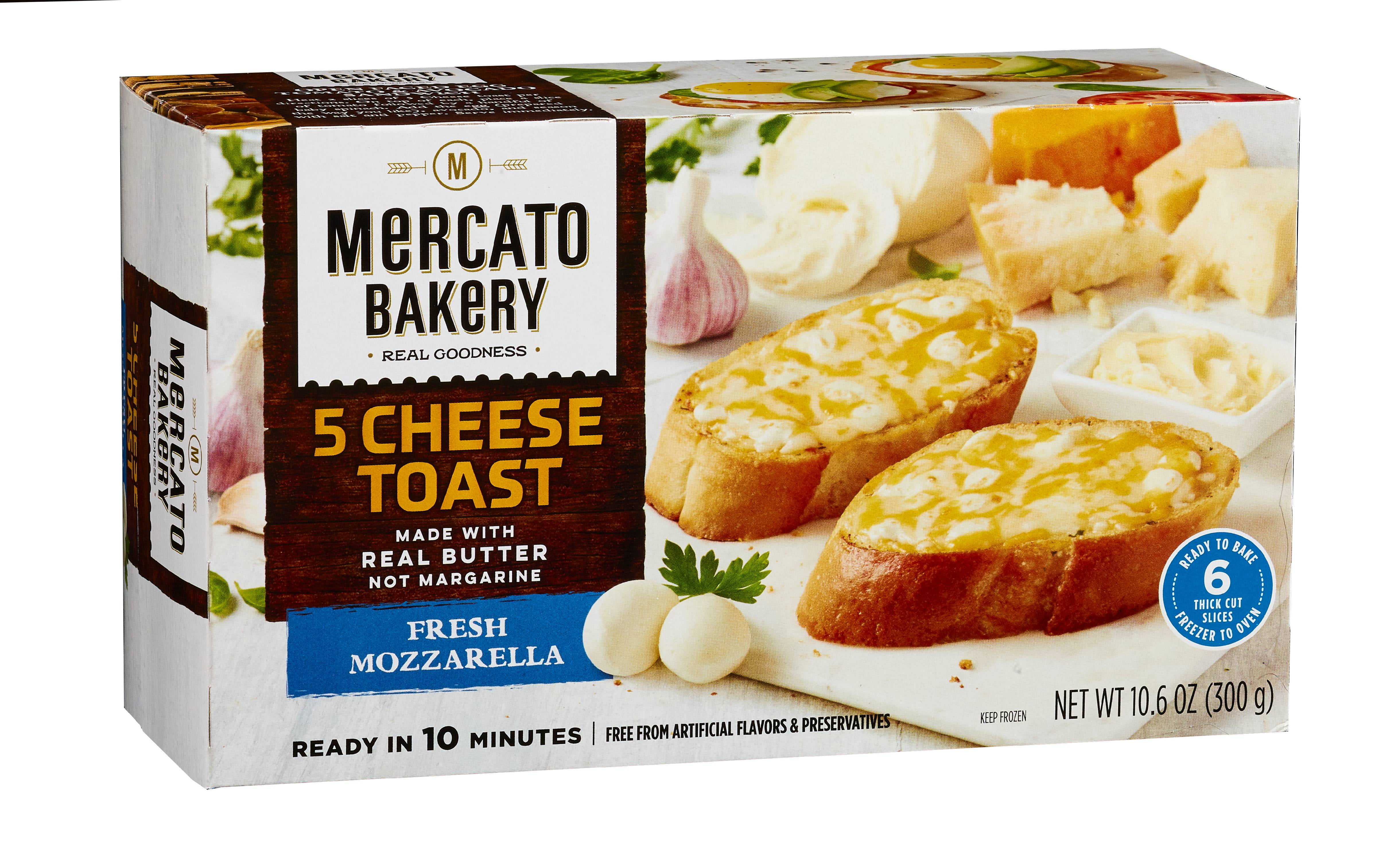 Mercato Bakery 5 Cheese Toast With Mozzarella Butter 10 6 Oz Walmart Com Mercato Bakery 5 Cheese Toast With Mozzarella Butter 10 6 Oz Walmart Com
