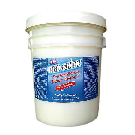 Pro Shine High Shine Commercial Floor Finish Wax - 5 gallon (Best Commercial Cleaning Companies)