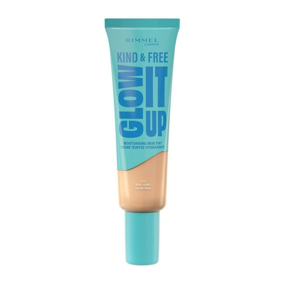 Rimmel London Kind & Free Glow It up Moisturising Skin Tint, Soothes and Calms Sensitive Skin, Healthy Glow, All-Day Hydration
