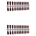 thumbnail image 2 of Seitruly 1 Juego de uñas postizas resistentes al desgaste de moda de alto rango diseño único fácil de usar accesorios falsos SM17-P83 rojo SM17-P83 Vino Tinto 2Conjunto, 2 of 6