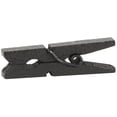 thumbnail image 3 of JAM Wood Clothespins, Black, 50/Pack, Medium 1 1/8 Inch Clips, 3 of 3