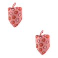 thumbnail image 4 of Methold Bufanda triangular con estampado de frutas, toalla de algodón para mascotas, accesorios de decoración de regalo para cuello de fresa de 25-45cm Fresa 2piezas Methold CBP281057, 4 of 6