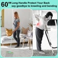 thumbnail image 5 of Carpet Rake for Pet Hair Removal - 60" Adjustable Long Handle Carpet Rake, 3 in 1 Reusable Pet Hair Removal Tool Kit, Cat Dog Fur Rakes Scraper Carpet Broom for Carpets, Rugs, Mats, 5 of 9