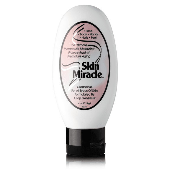 Skin Miracle Moisturizer for Face, Hands and Body with Aloe Vera Apricot and Lavender Oil (4 Oz)