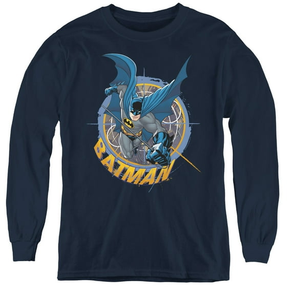 Batman - In The Crosshairs - Youth Long Sleeve Shirt - Small