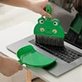 thumbnail image 3 of Mini Broom Dustpan Kids Cute Cartoon Small Cleaning Set Pretend Play Toys Toddler Little Housekeeping Helper Set Frog, 3 of 5