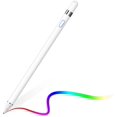 thumbnail image 1 of Stylet pour Écrans Tactiles, Crayon Numérique Actif Styliste à Pointe Fine Compatible avec iPhone iPad Pro et Autres Tablettes (Blanc), 1 of 7