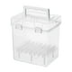 thumbnail image 4 of Estuche organizador de marcadores con asa, contenedor de almacenamiento impermeable. 48 ranuras, 4 of 9