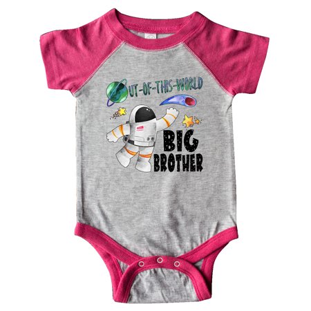 

Inktastic Out of this World Big Brother Astronaut in Space Gift Baby Boy Bodysuit