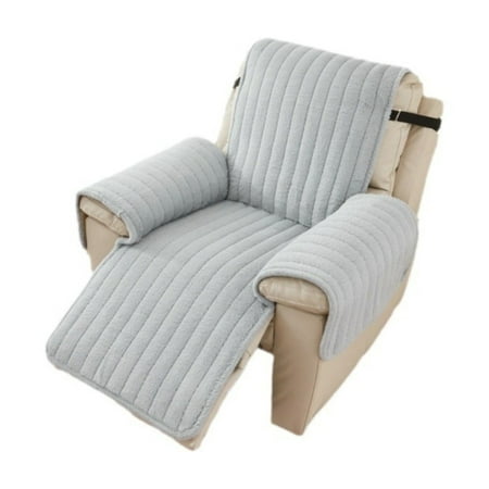 

TEVEQ Single Person Recliner Sofa Cushion Rabbit Plush Fabric Thickened and Warm Anti-Slip Design Perfect for Pet Owners and Individuals Seeking Comfort